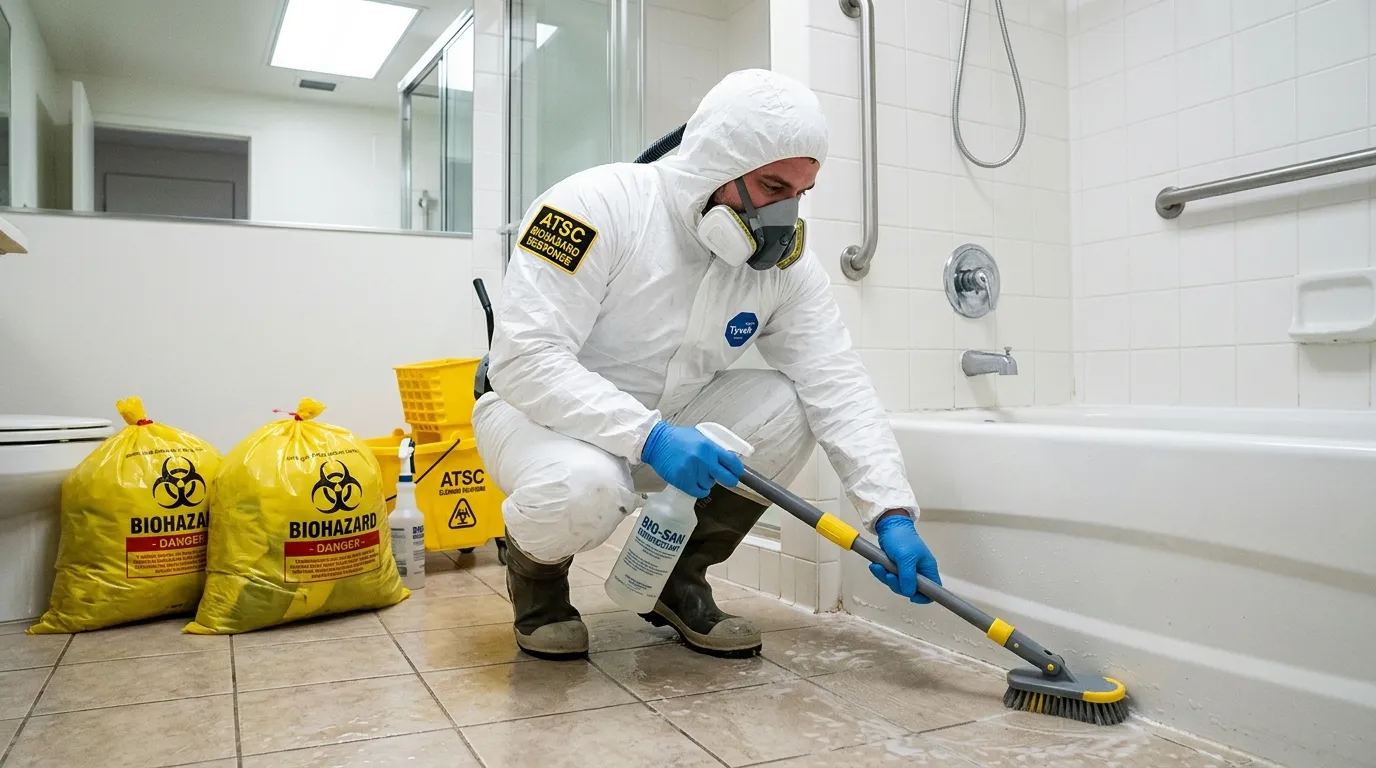 Decontamination equipment deployed for Blood Cleanup in Crescent City